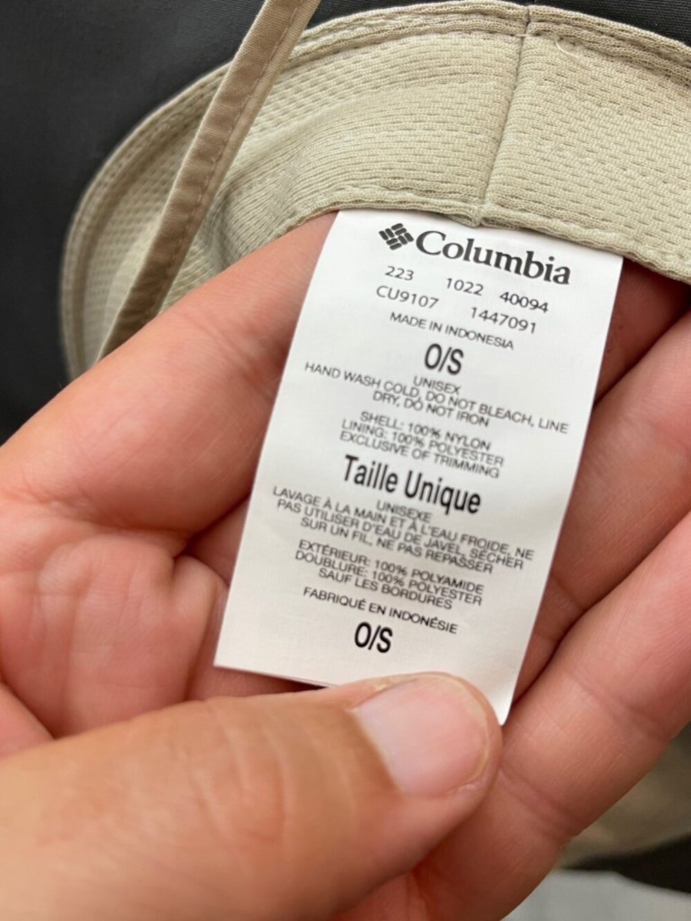 Columbia Unisex Bora Bora Booney Bucket Fishing Hat CU9107-160 - Picture 7 of 8